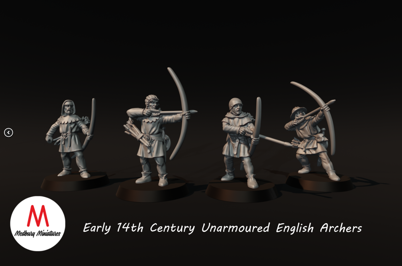 Early 14th Century Unarmoured English Archers