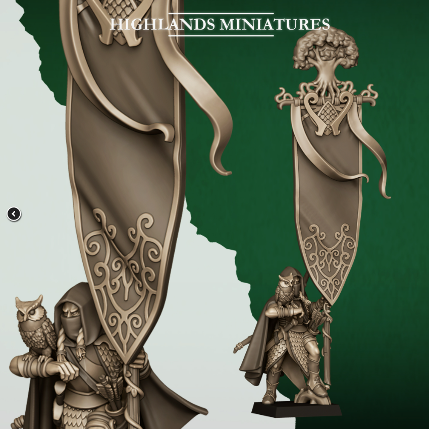 Feral Elf Battle Standard Bearer