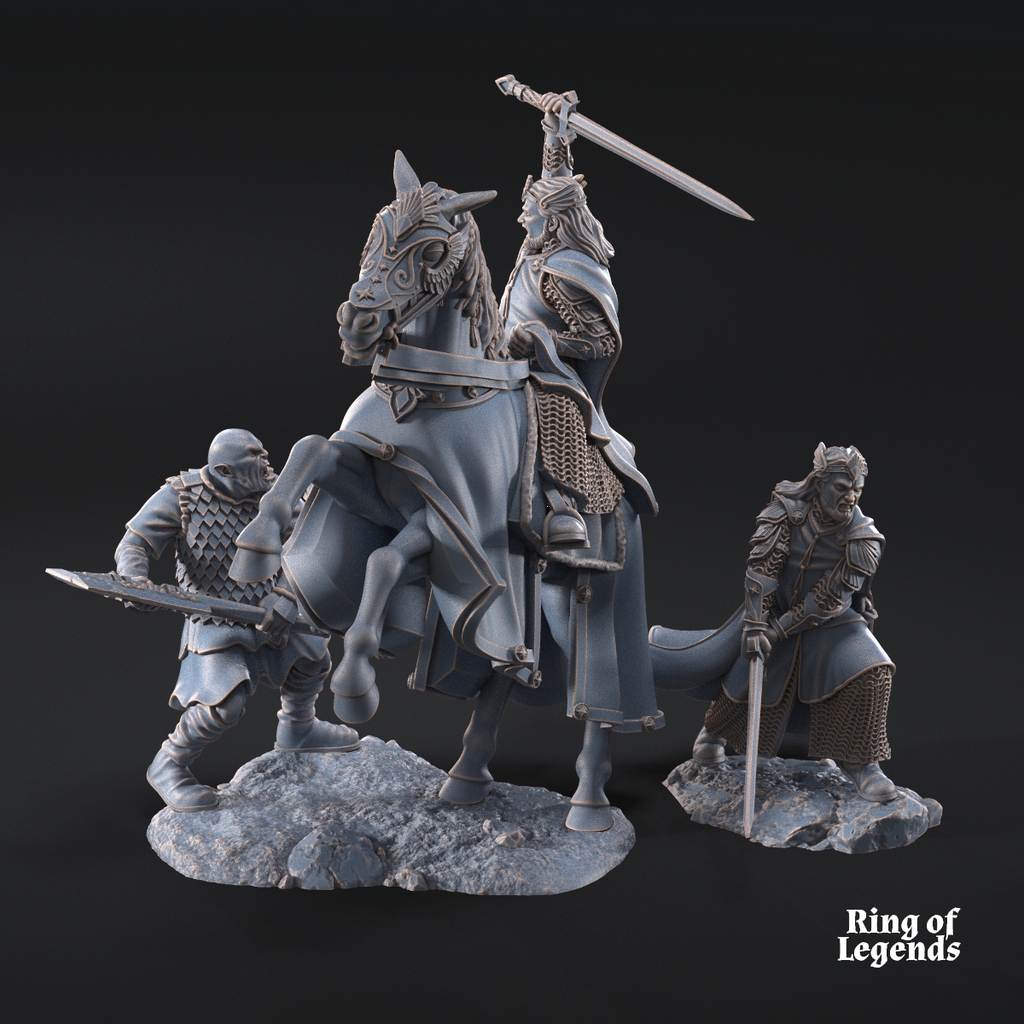 High King of Grey Castle mtd and foot