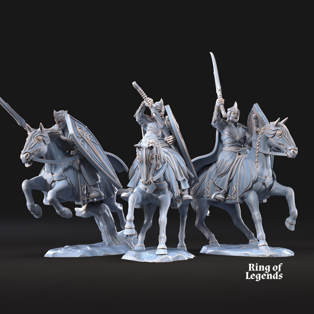 6x Caballería de los Elfos Galanthir - Elfos Galanthir