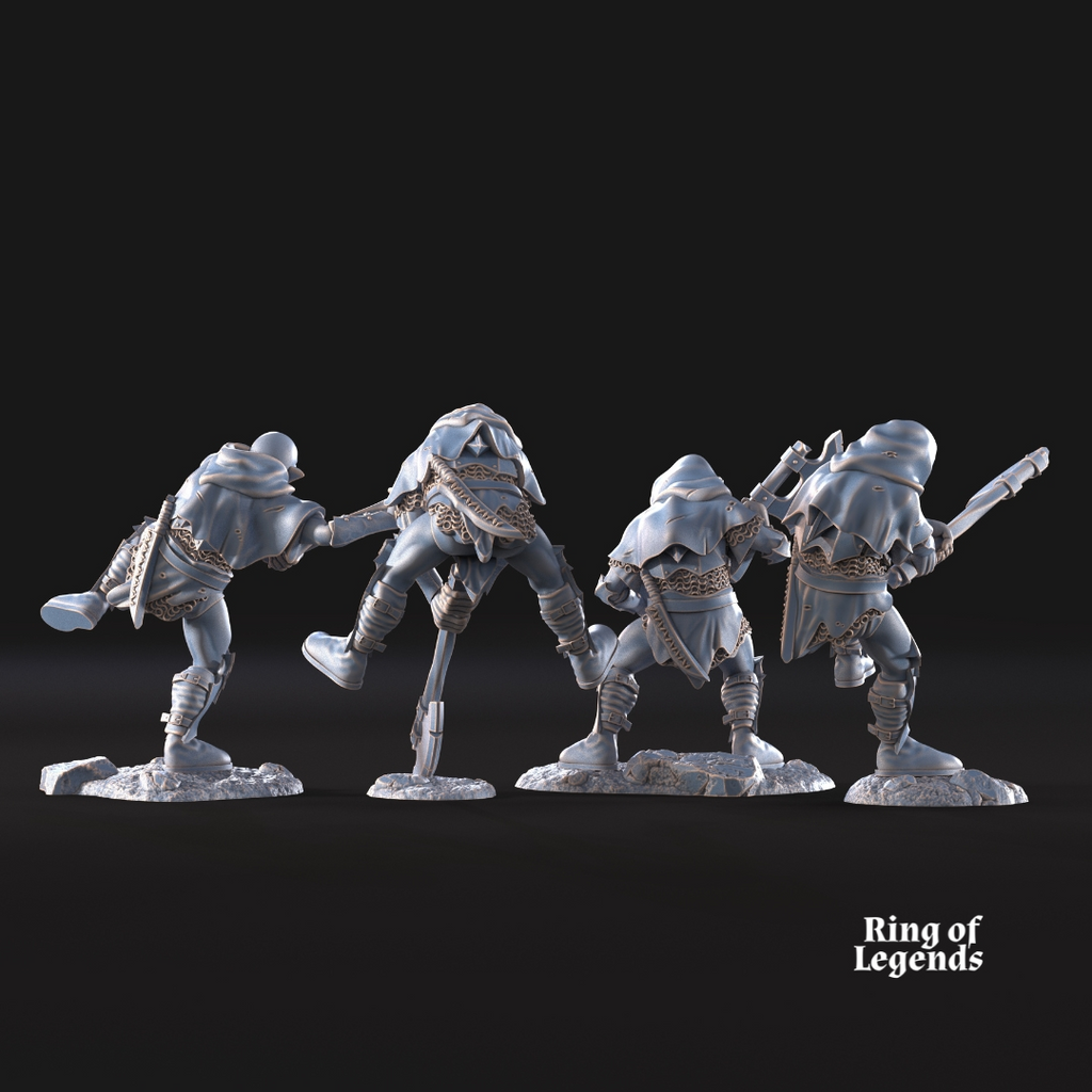 4x Goblins with Axe - Cave Goblins