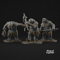 3x Variantes de Trolls de las cavernas