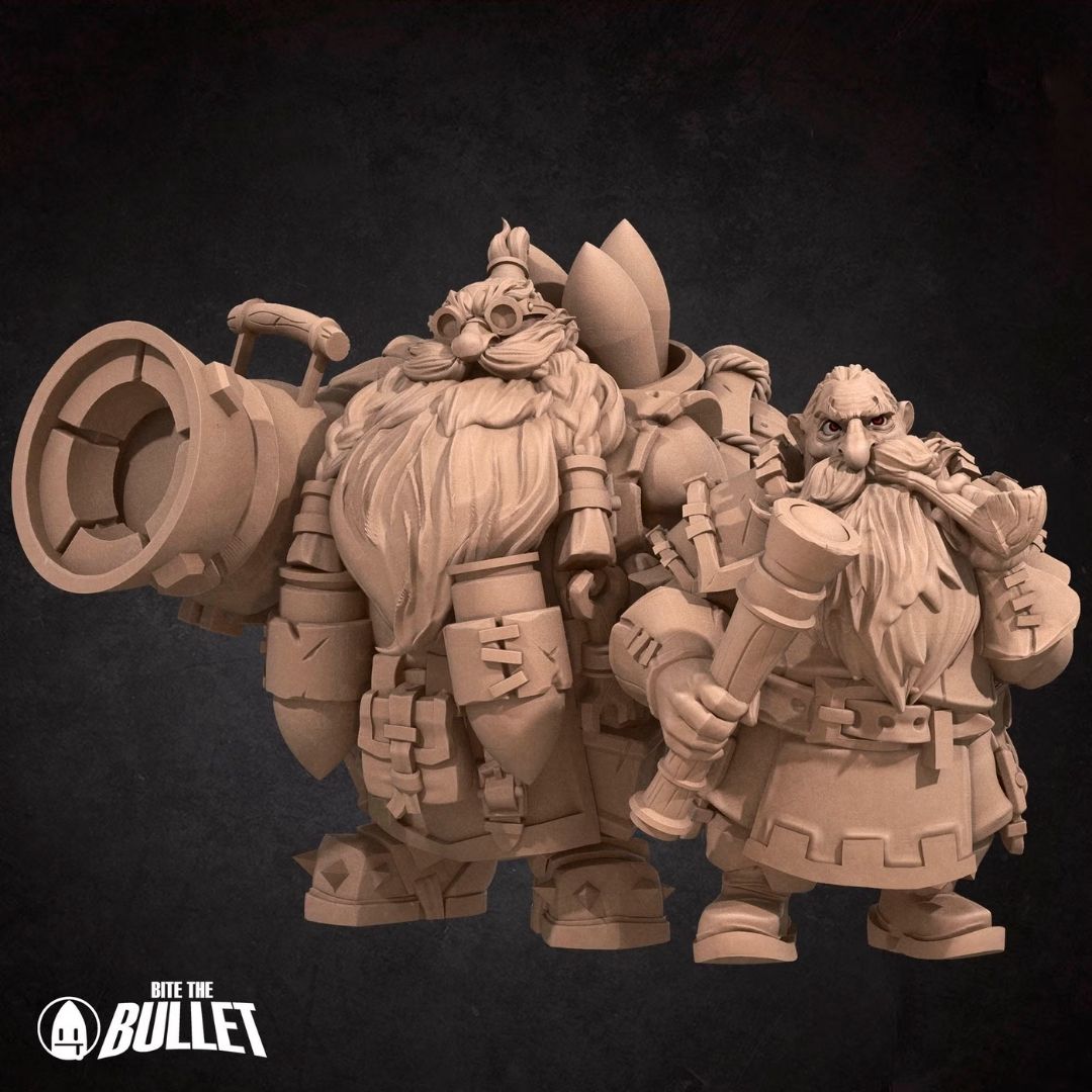 Dwarf Mortar Team (2 Minis)