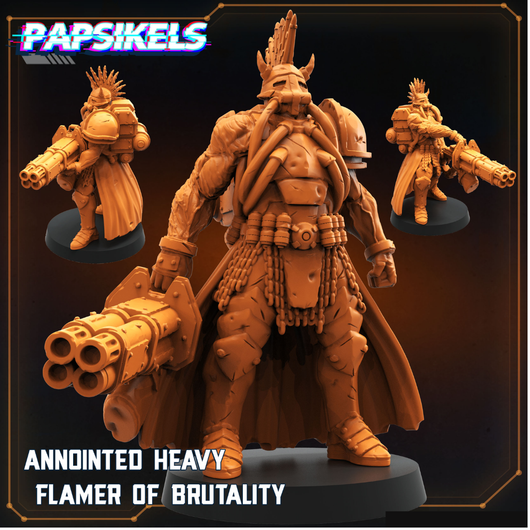 Annointed Heavy Flamer of Brutality (3 Minis)