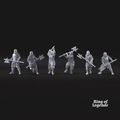 6x Mountaineers with axe - White Swan