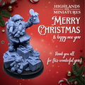 Christmas Santa Dwarf by Highlands Miniatures