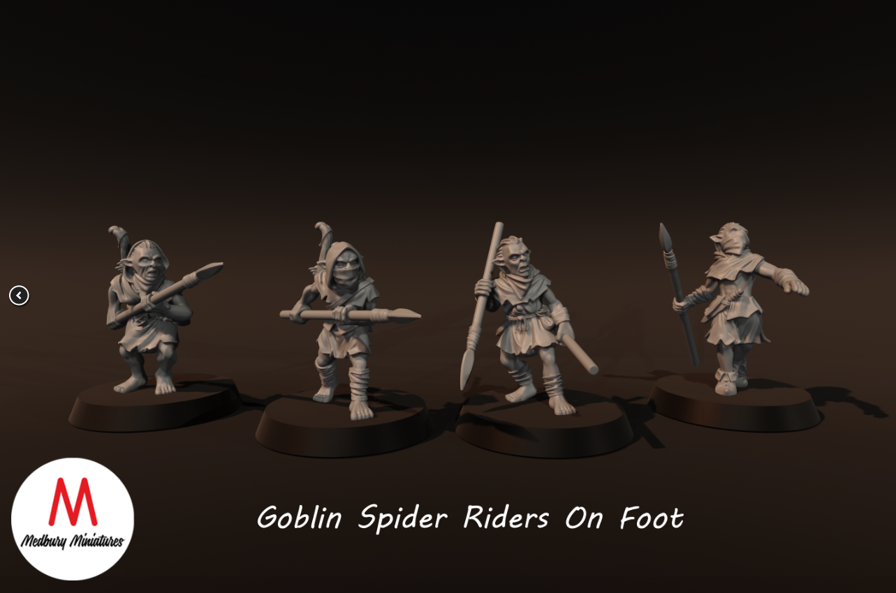 Goblin Spider Riders On Foot