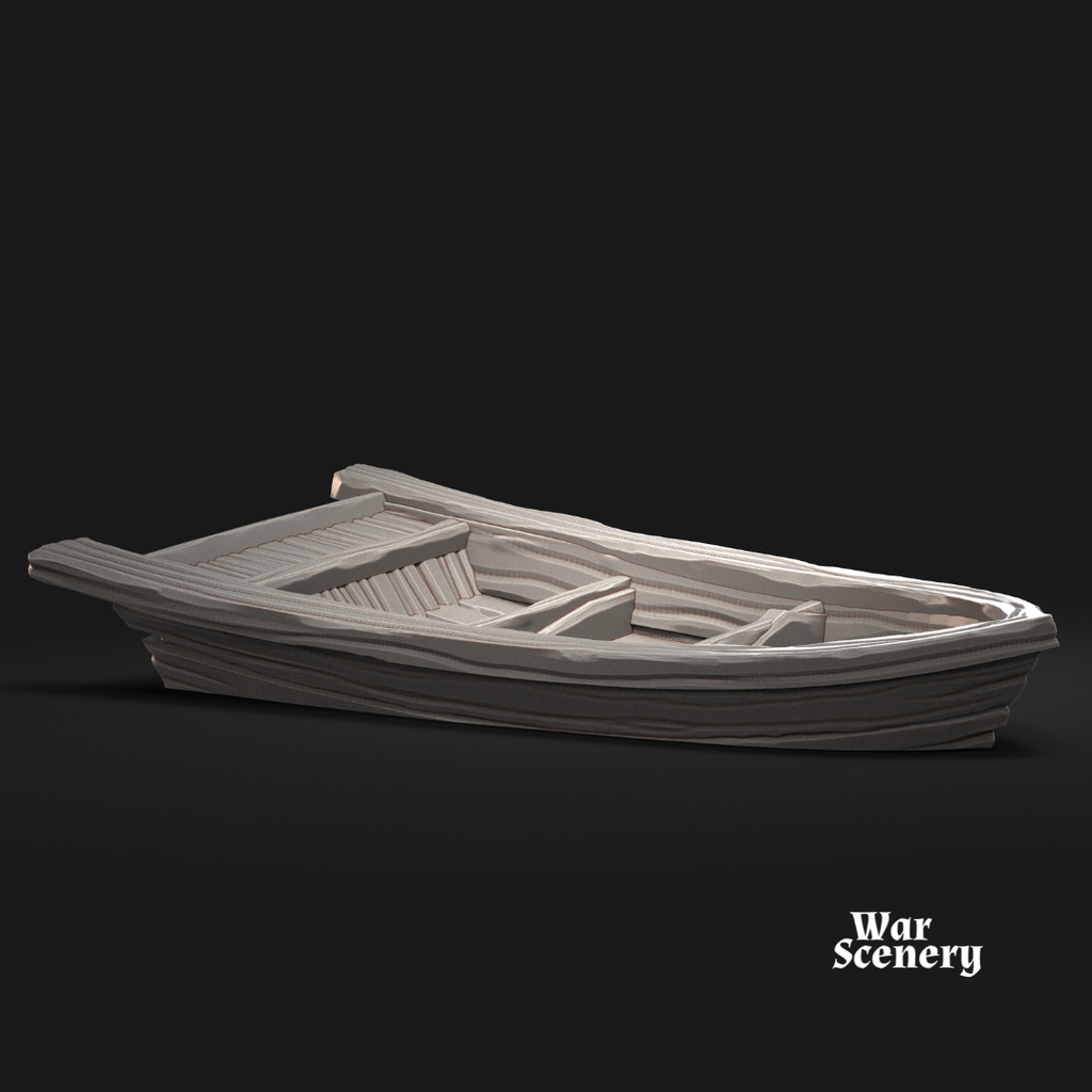 2x Zerstörtes Boot | Szenerie