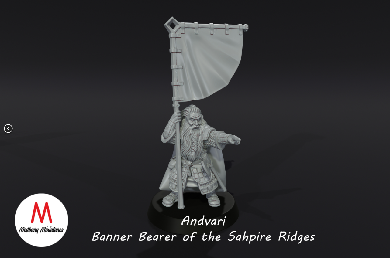 Andvari, Banner Bearer of the Saphire Ridges