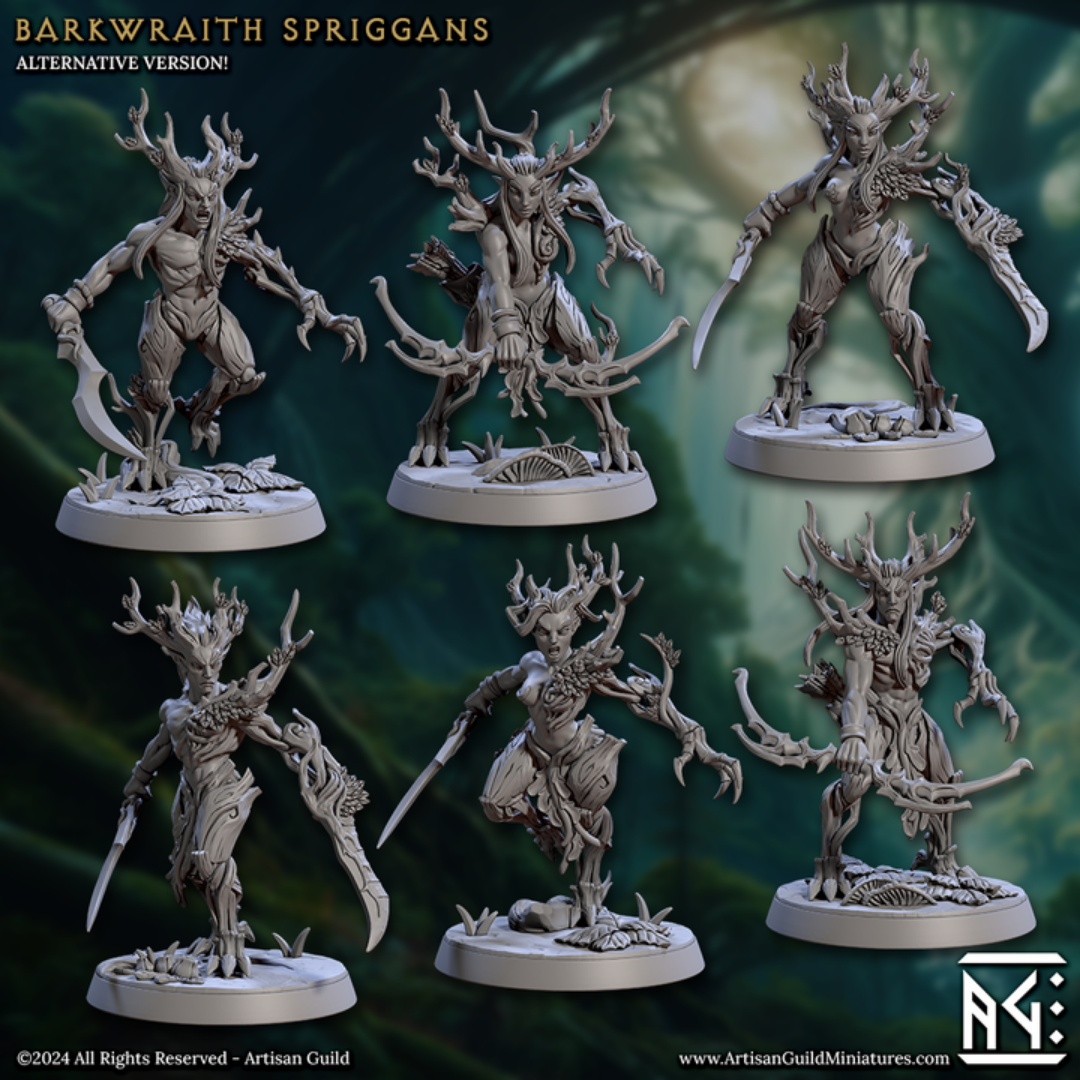 Barkwraith Spriggans Alternativo (6 Miniaturas)