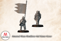 Armoured Saxon Hornblower And Banner Bearer