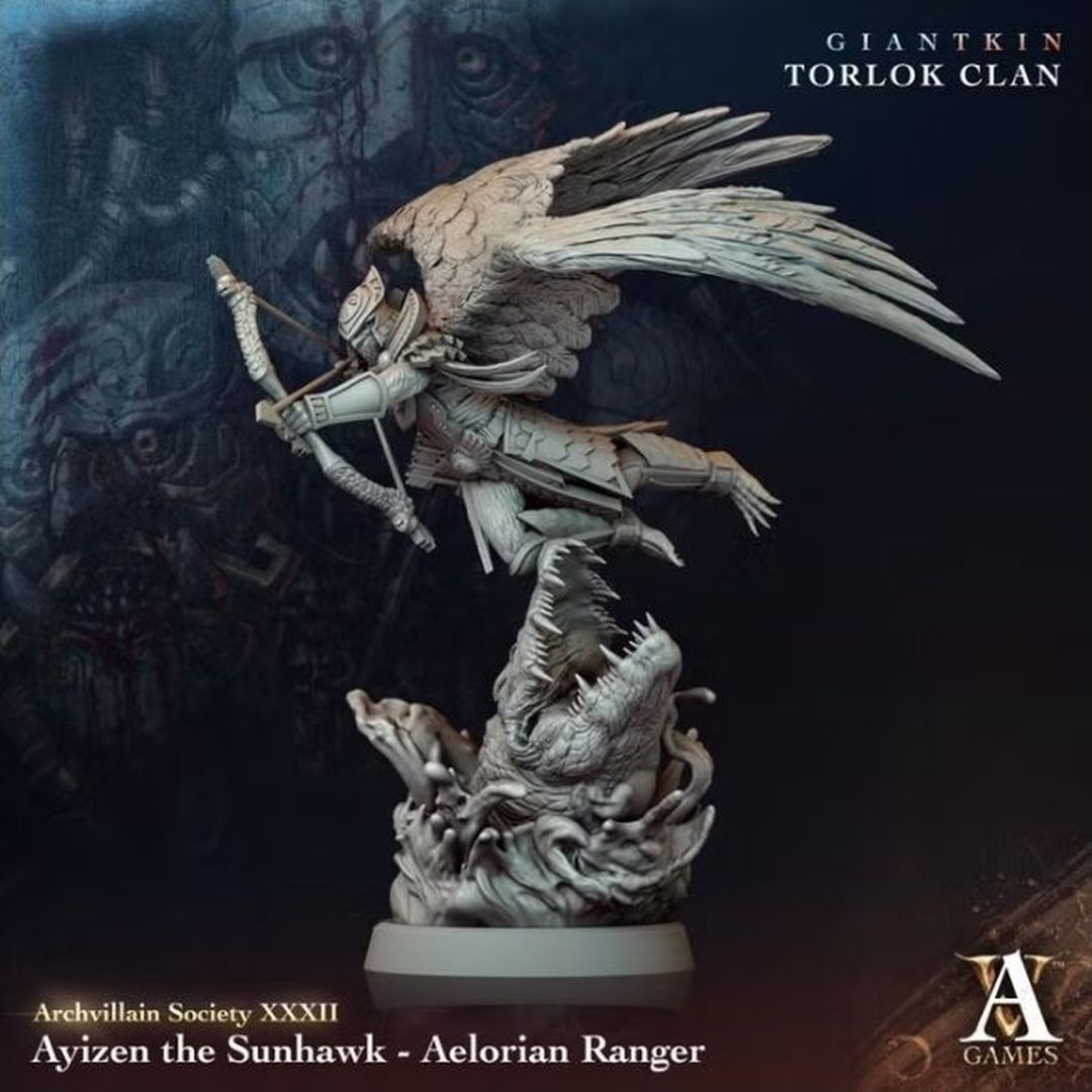 Giantkin - Ayizen the Sunhawk - Aelorian Ranger