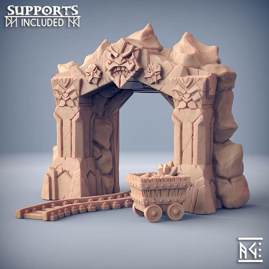 Dwarven Defender -  Dwarven Mine Entrance