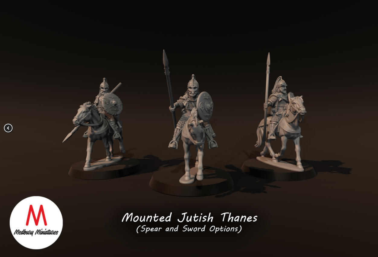 Mounted Jutish Thanes (Spear and Sword Options)