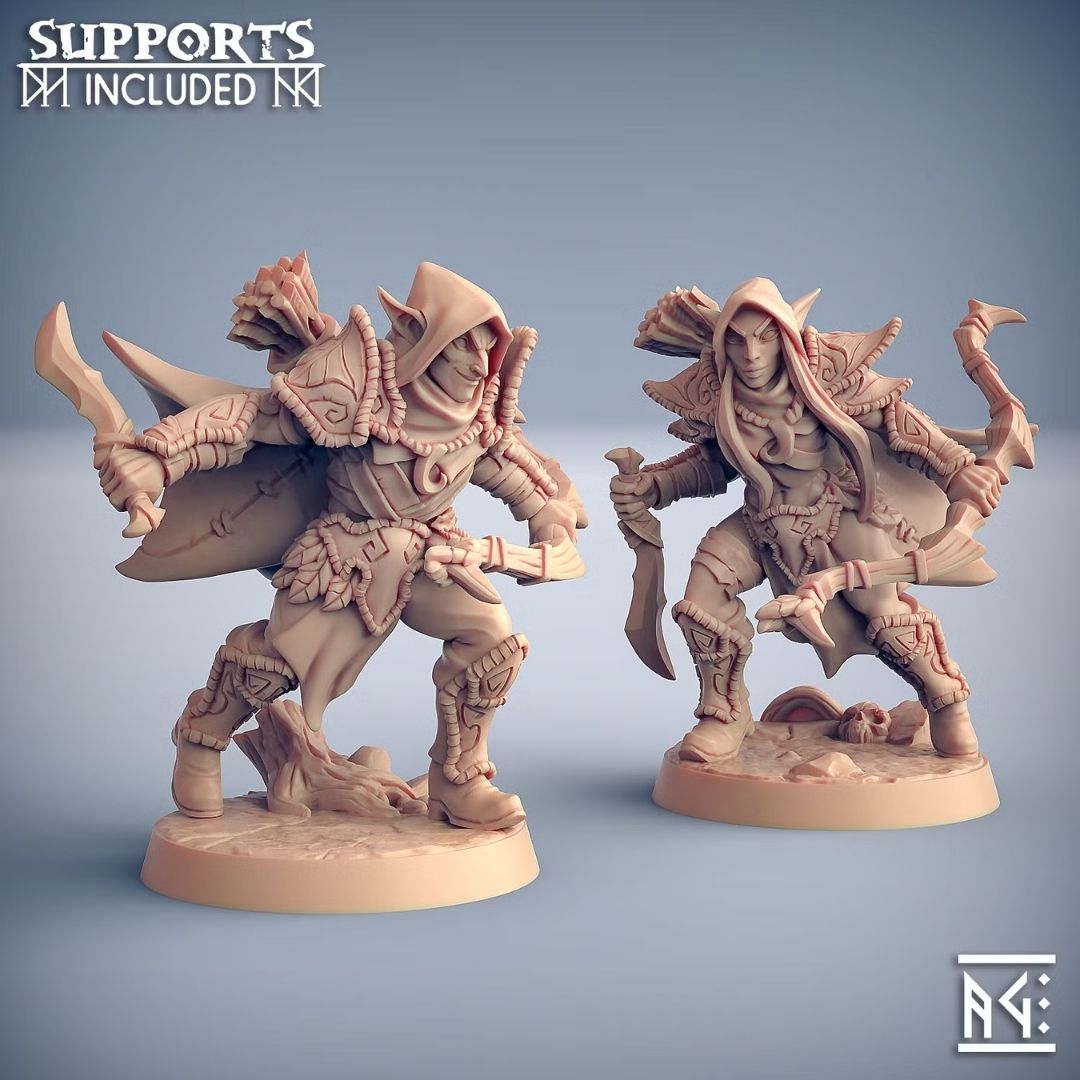 Deepwood Alfar - Rogues (2 Minis)