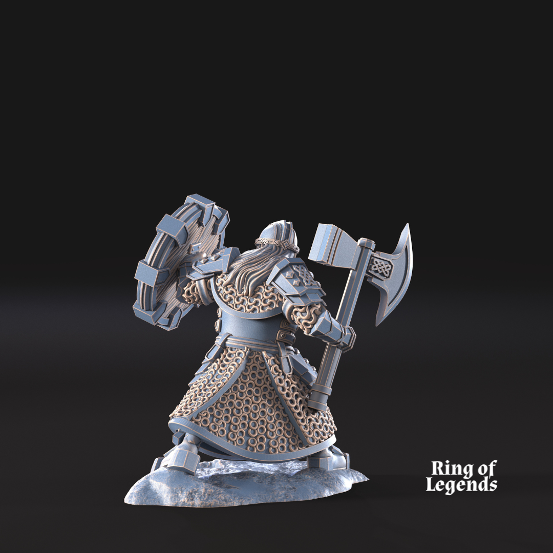 Command group: 1 captain, 1 banner, 1 horn | Kalak Dwarves