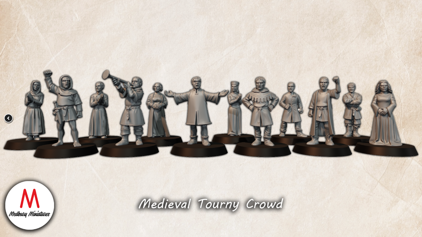 Medieval Tourny Crowd