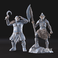 2x Shall & Krot. Capitanes orcos - Merodeadores de Fellmount