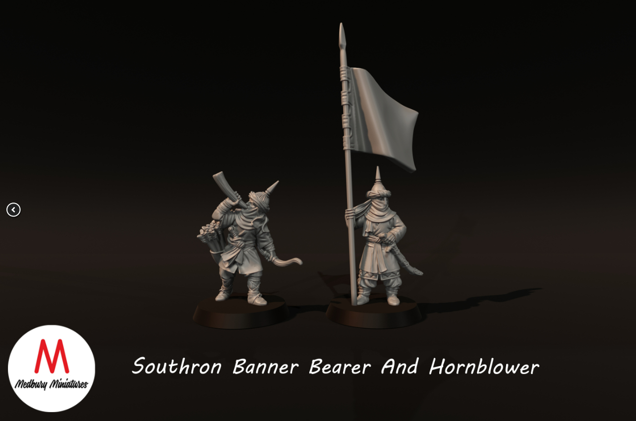 Southron Banner Bearer and Hornblower