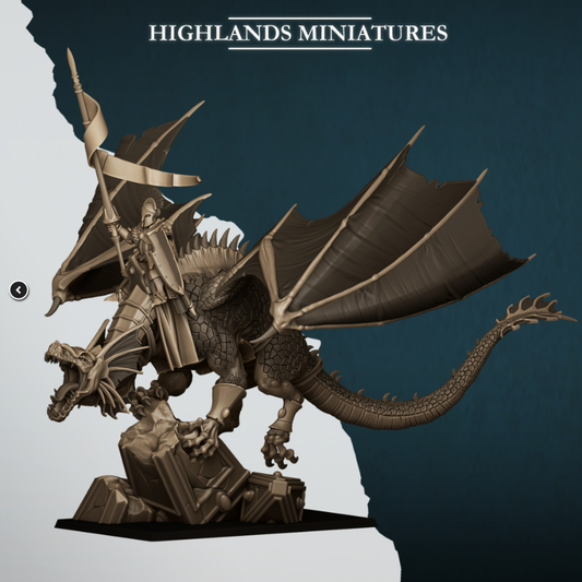 Aegean Elf Prince on Dragon