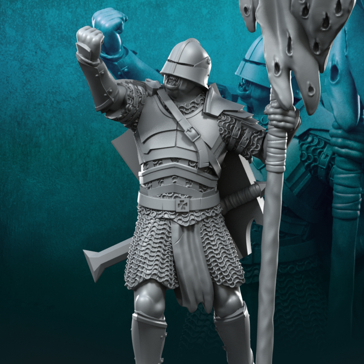 New Blood-Handed Banner Pose