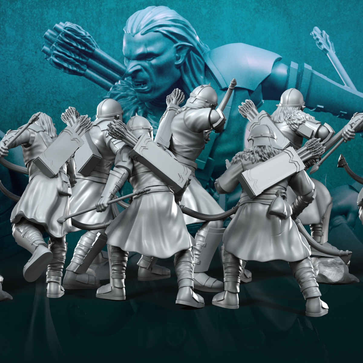 6x Regular Tracker Orcs (archers)