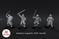 Medieval Sergeants with Swords