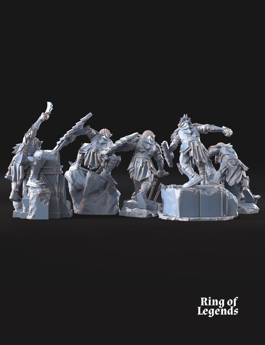 Goblins of the Cave 10x Warriors with Sword and Shield