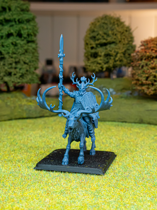 Mounted Feral Elf Lord on Feral Stag