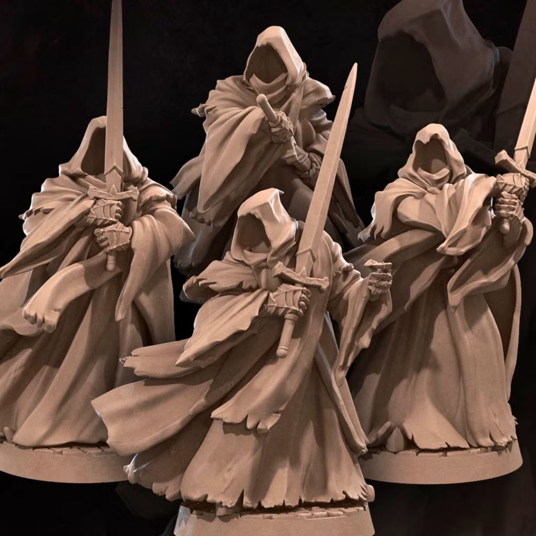 Bullet Rings - Dark Wraiths (4 Minis)