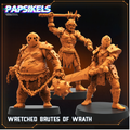 Wretched Brutes of Wrath (3 Minis)