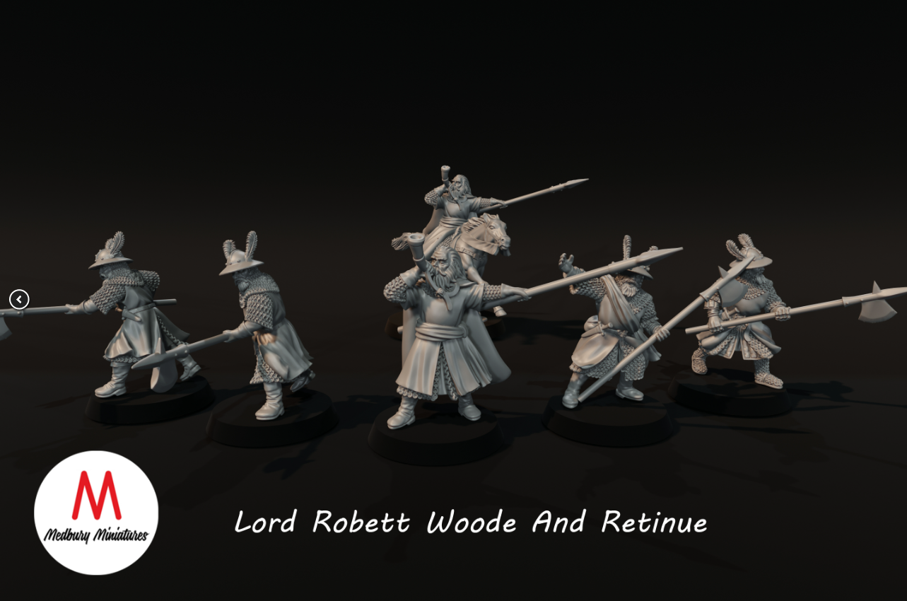 Lord Robett Woode and Retinue