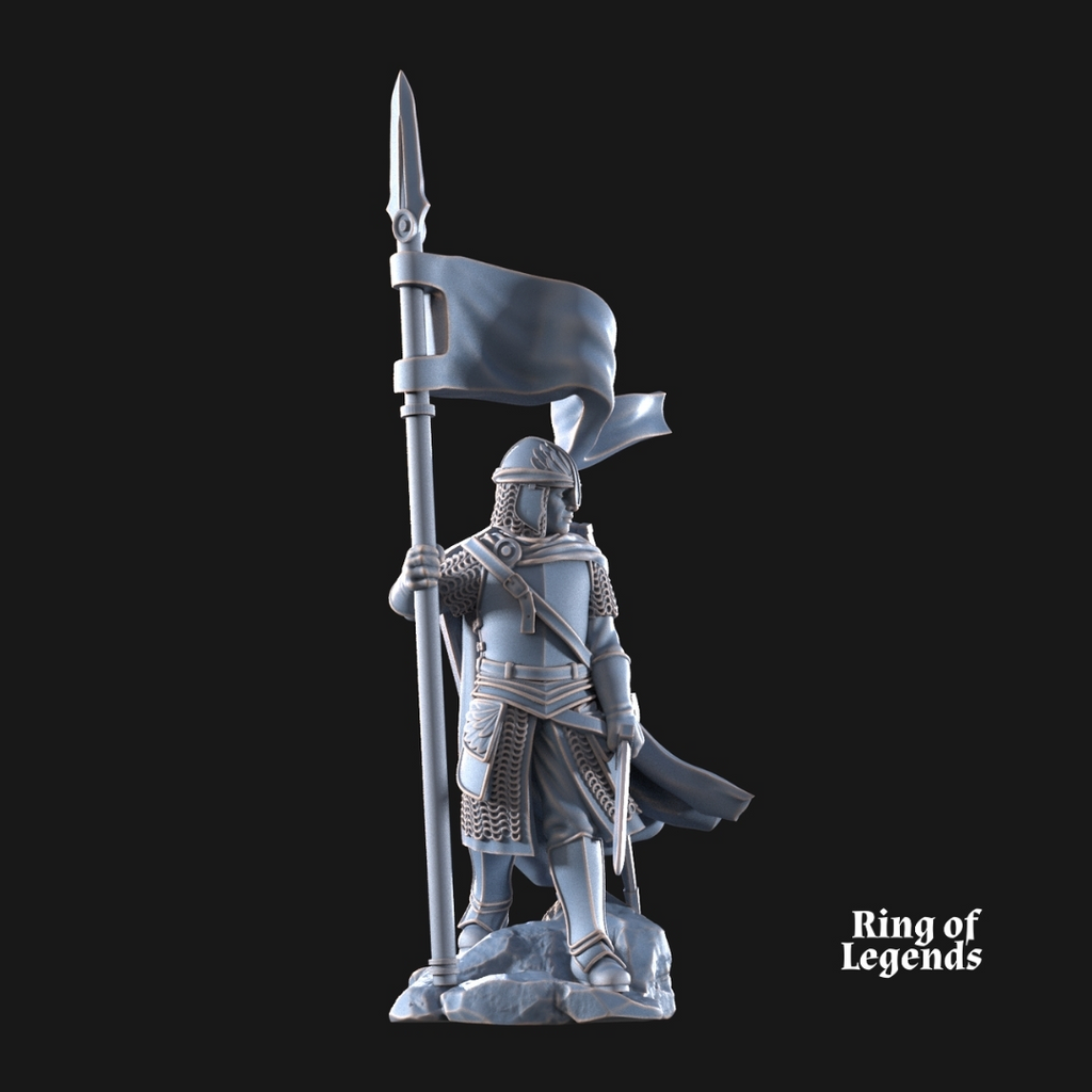 North Humans Command Group (Captain and Standard Bearer)