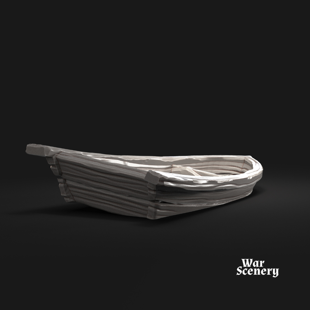 2x Zerstörtes Boot | Szenerie