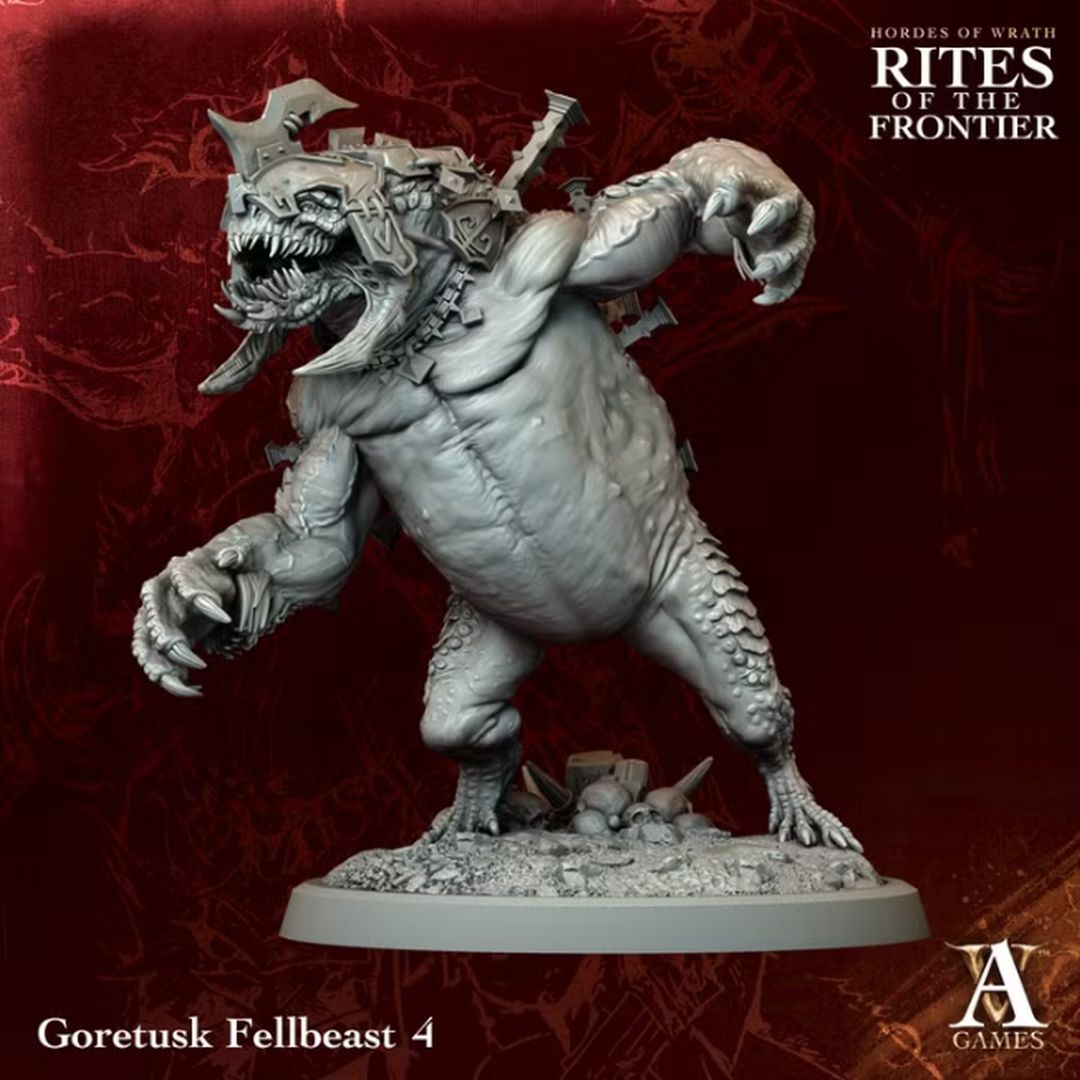 Hordes of Wrath - Goretusk Fellbeast 4