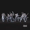 6x Guardianes del bosque con espada - Elfos Galanthir