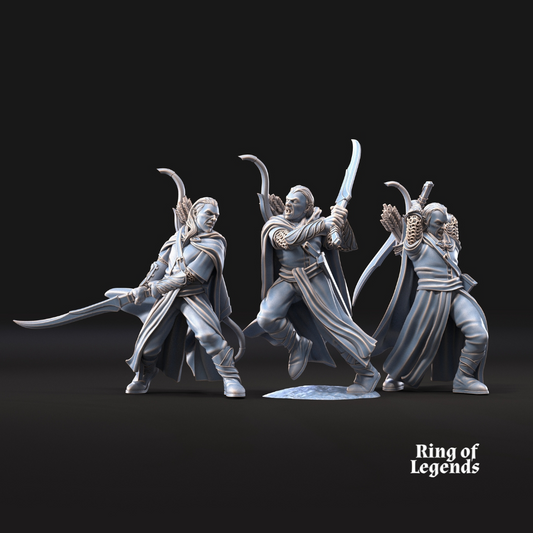 6x Forest Guardians with Sword - Galanthir Elves