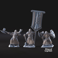 Command group: 1 captain, 1 banner, 1 horn | Kalak Dwarves
