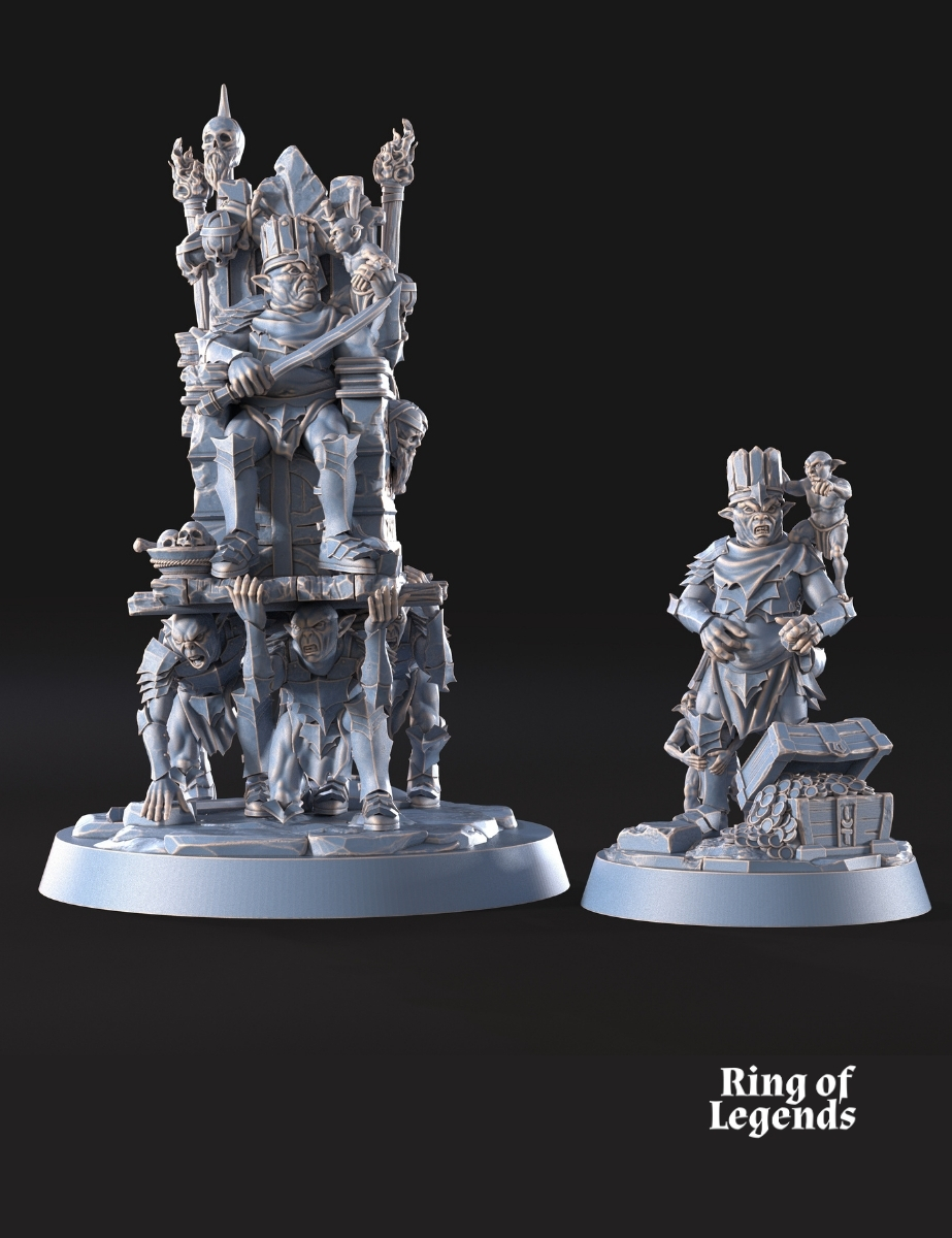 Goblins de la cueva 1x Gruluk el Gran Rey de la cueva