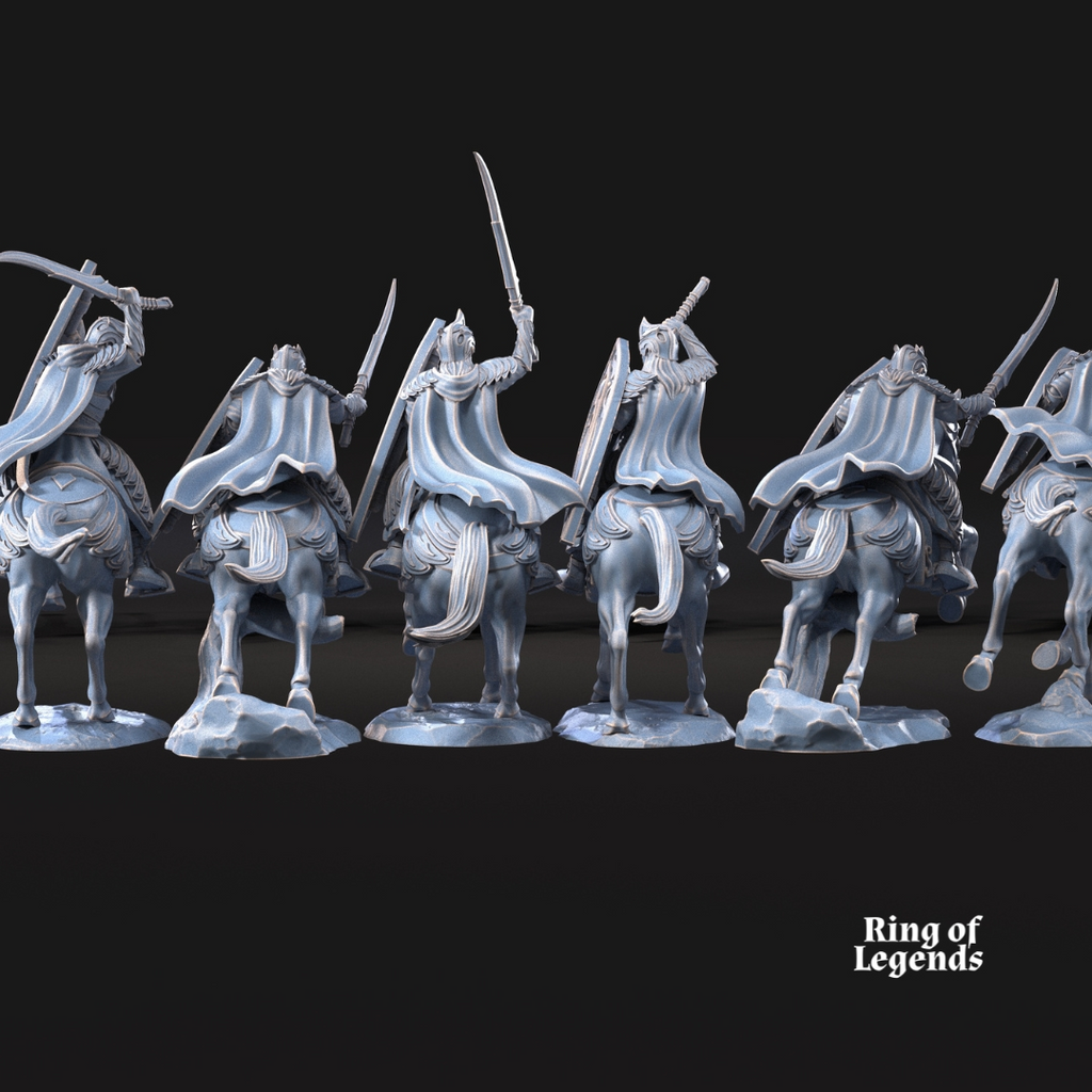 6x Caballería de los Elfos Galanthir - Elfos Galanthir