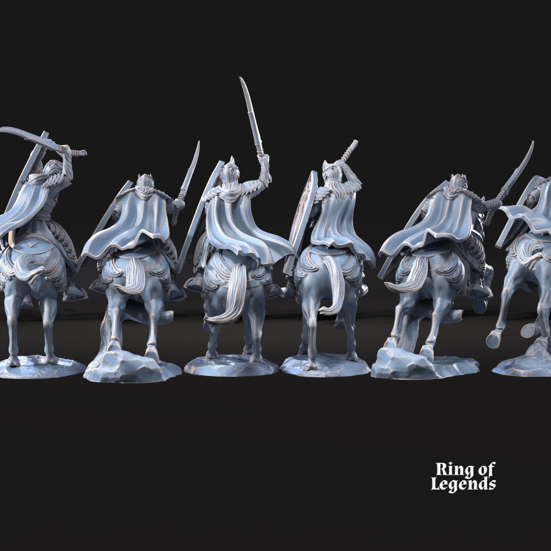 6x Caballería de los Elfos Galanthir - Elfos Galanthir