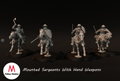 Mounted Sergeants With Hand Weapons
