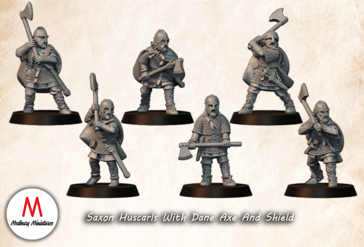 Saxon Huscarls With Dane Axes