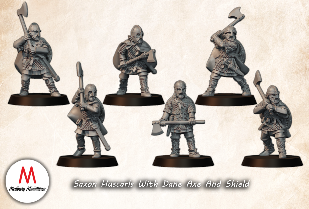 Saxon Huscarls With Dane Axes
