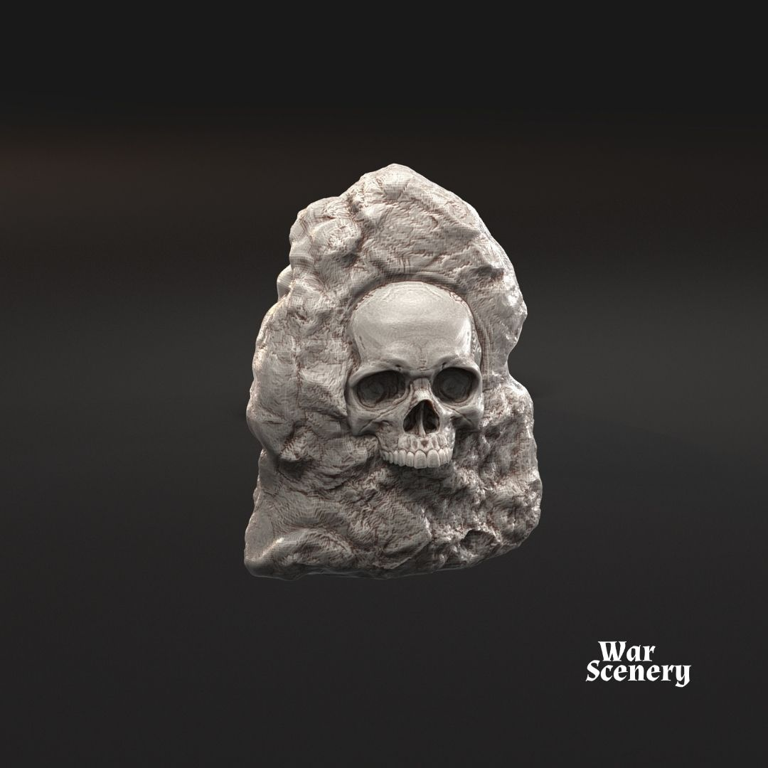 Roca con calavera | Escenario