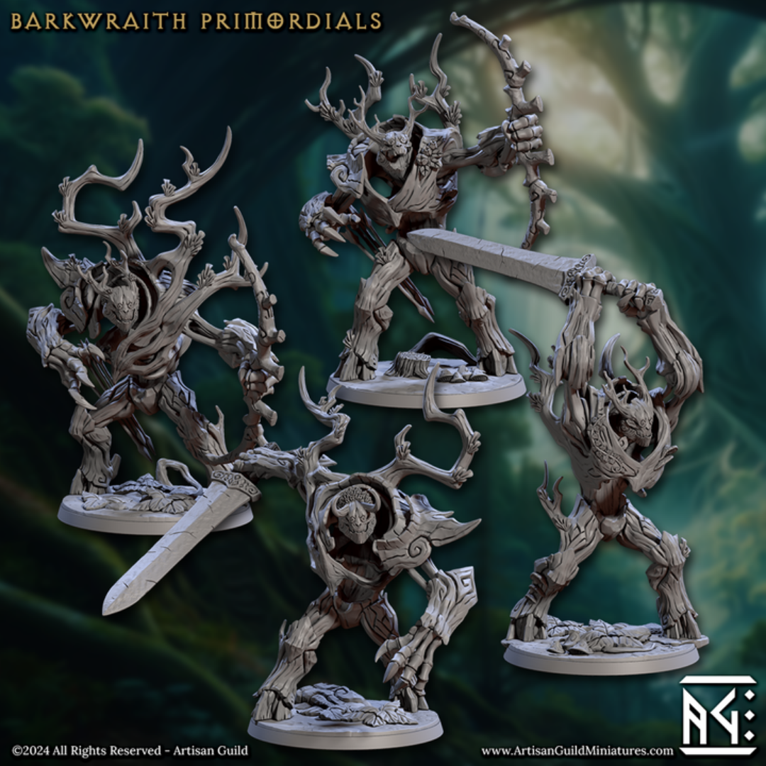 Primordiales Cortedecorteza (4 miniaturas)