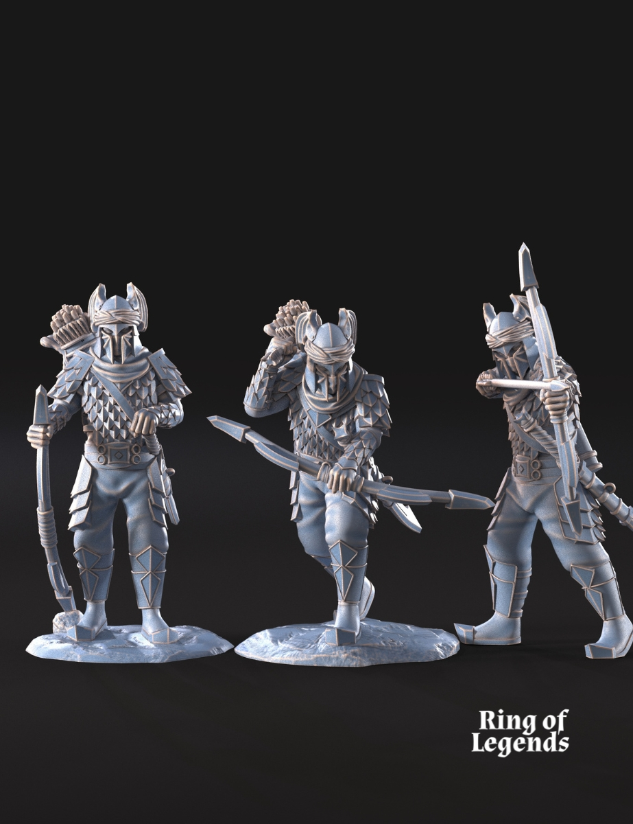 Ejército del Dragón - 6x Arqueros